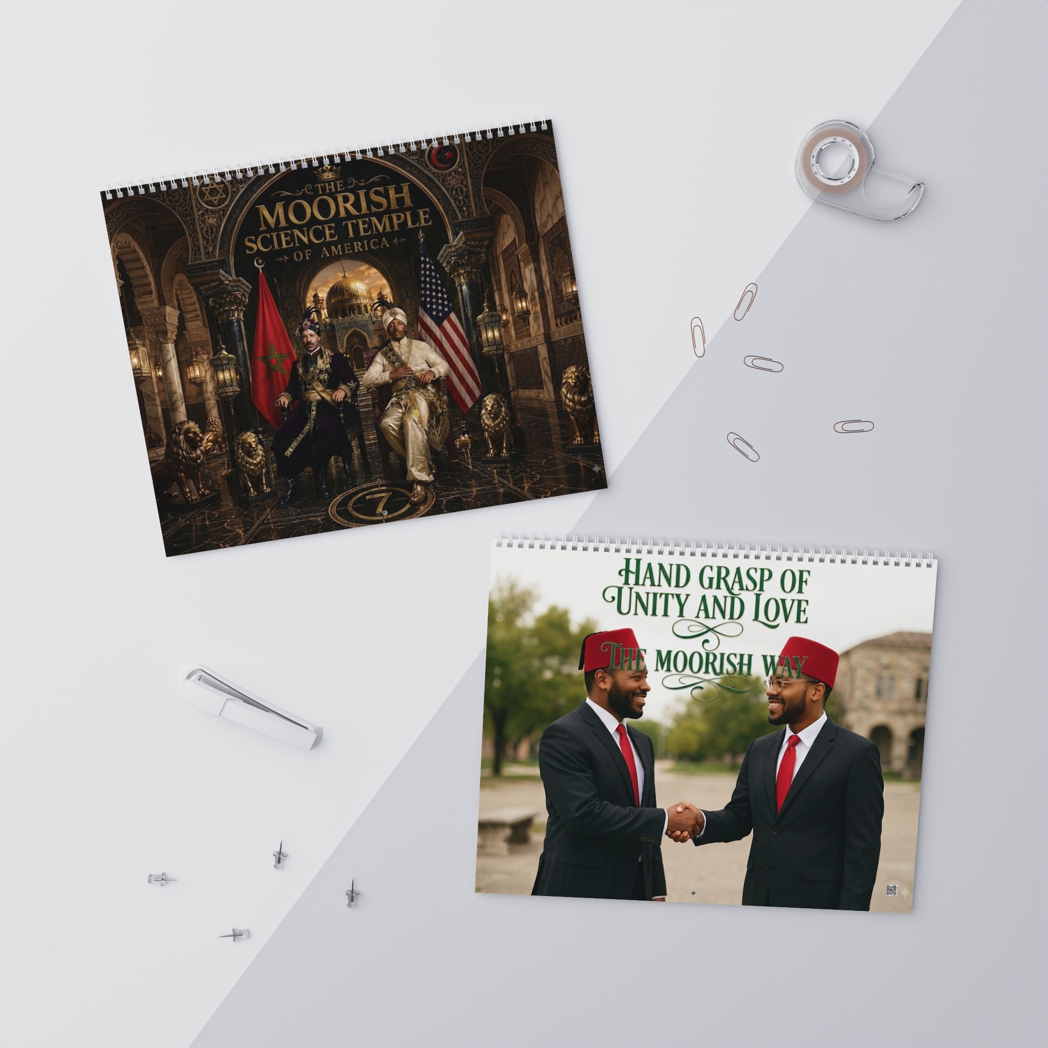 Moorish American 2027 Wall Calendar – Inspirational Prophet Quotes & Historic Images