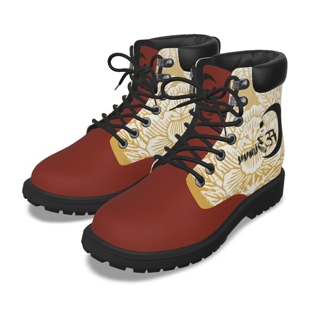 All-Over Print Men's Short Boots