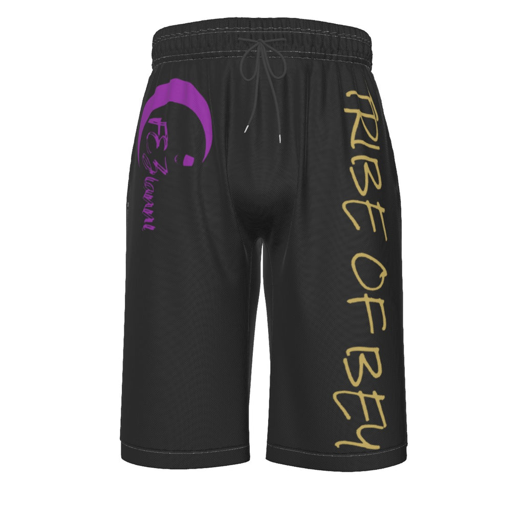 All-Over Print Men's Over-The-Knee Shorts