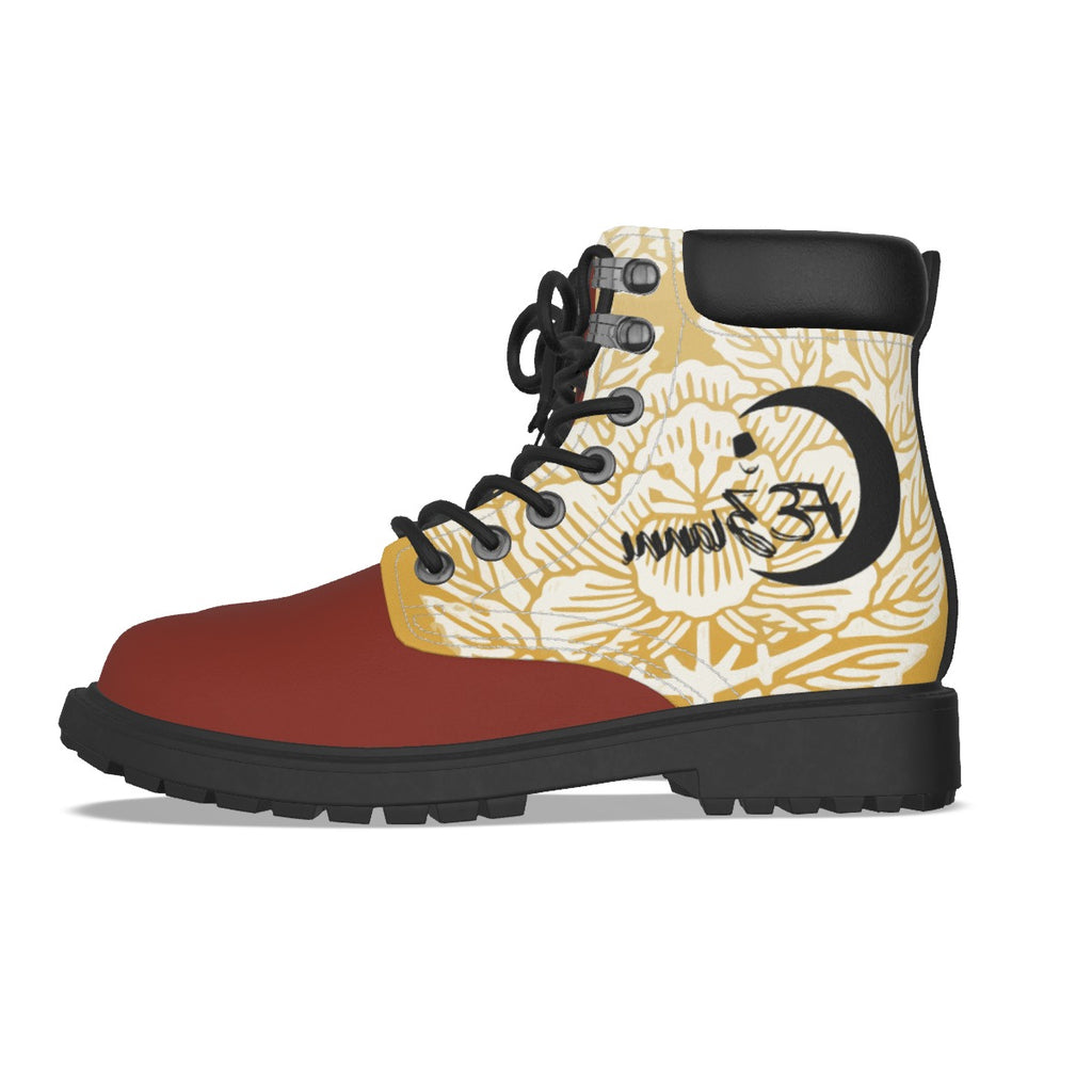 All-Over Print Men's Short Boots