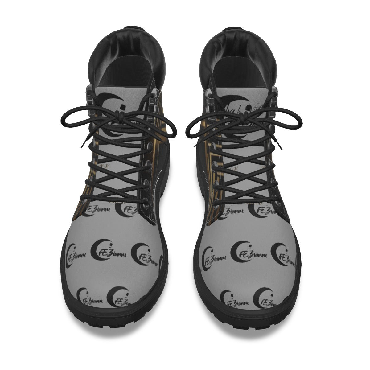 All-Over Print Men's Short Boots
