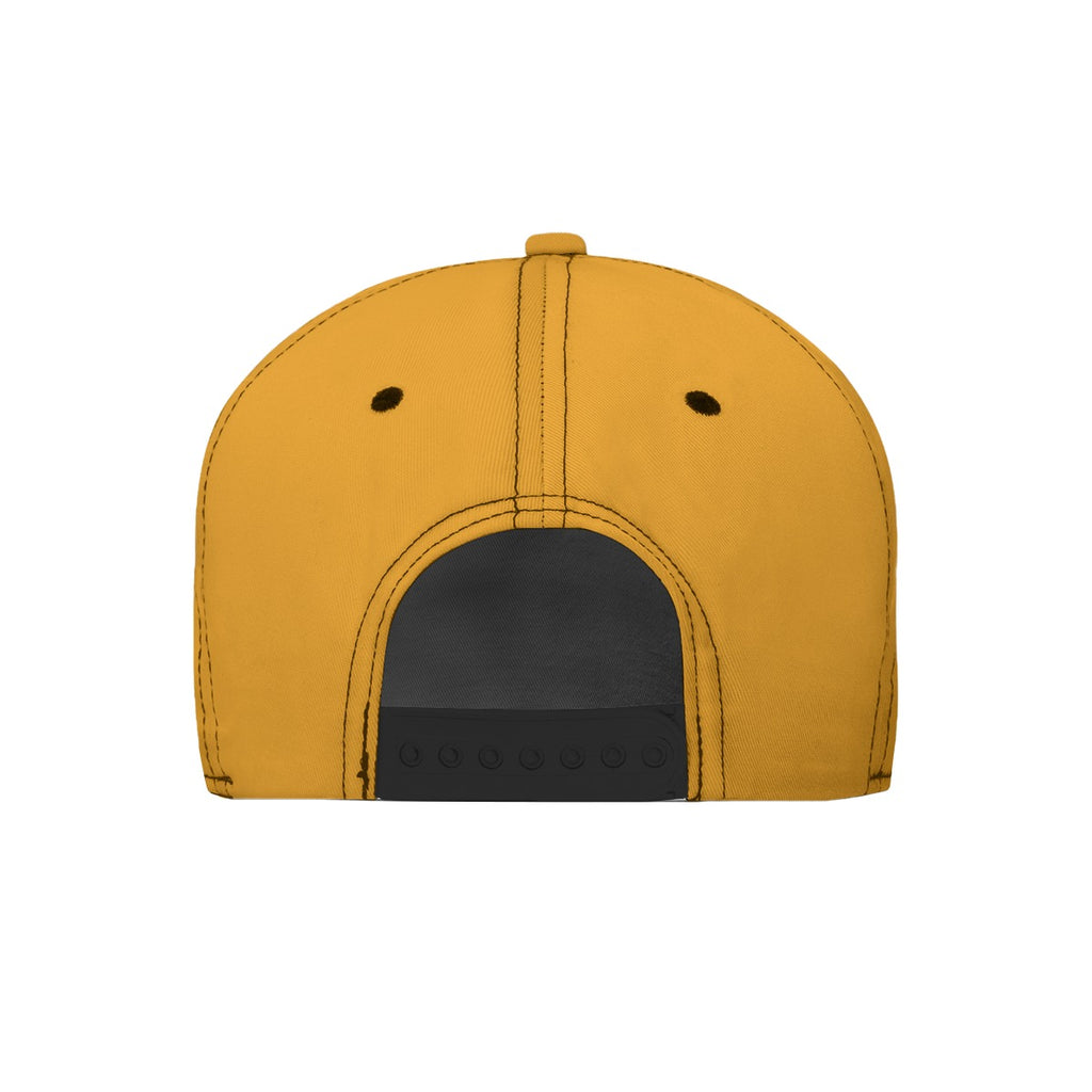 FEZIANNI All-Over Print Flat-Brim Baseball Cap With Box
