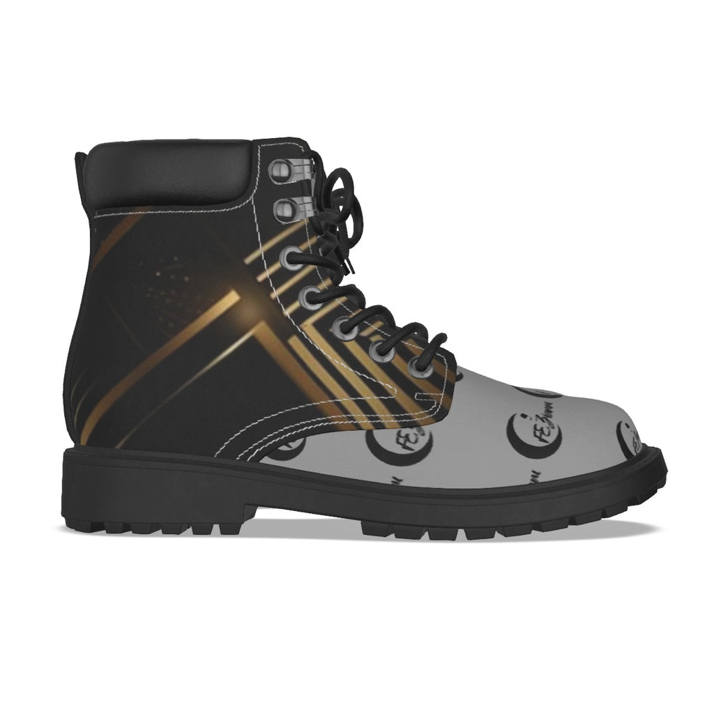 All-Over Print Men's Short Boots