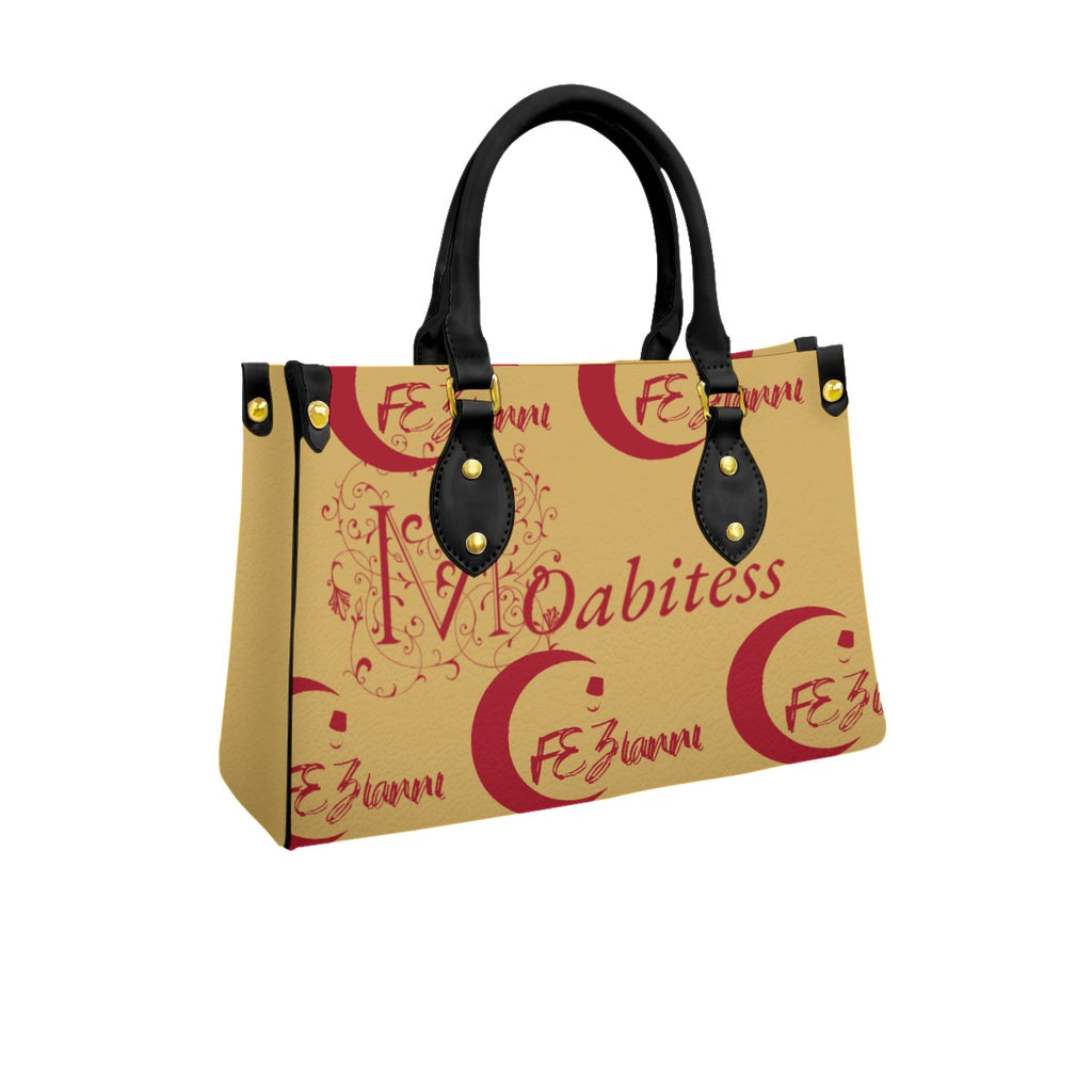 Women's Tote Bag With Black Handle