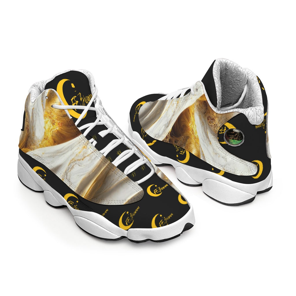 Men's Curved Basketball Shoes With Thick Soles