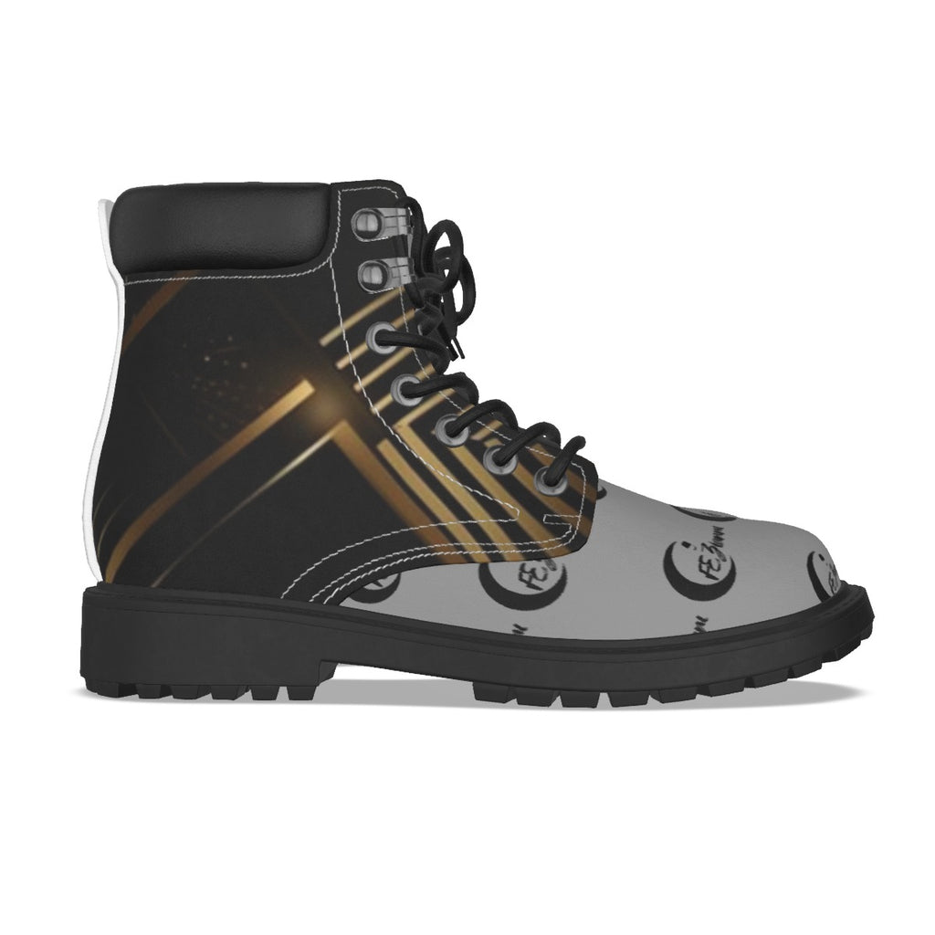 All-Over Print Men's Short Boots