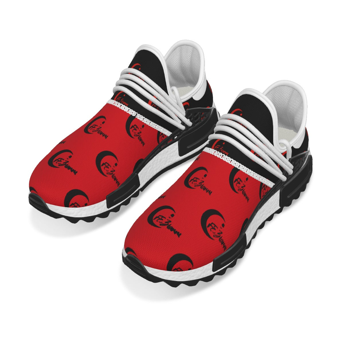 All-Over Print Men's Mesh Sneakers