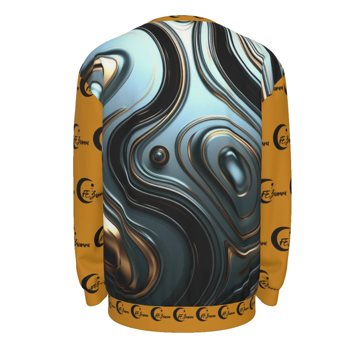 All-Over Print Men's long Sleeve T-Shirt With Dropped Shoulders  | Interlock