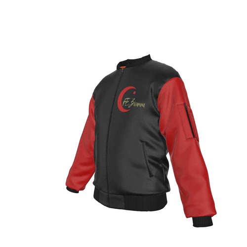 All-Over Print Men's Jacket With Sleeve Pocket