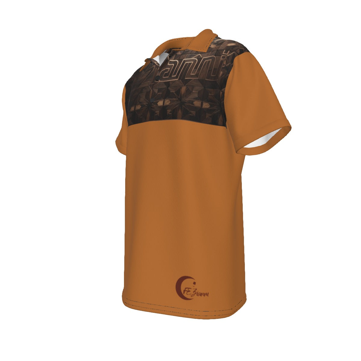 FEZIANNI All-Over Print Men's Polo Shirt
