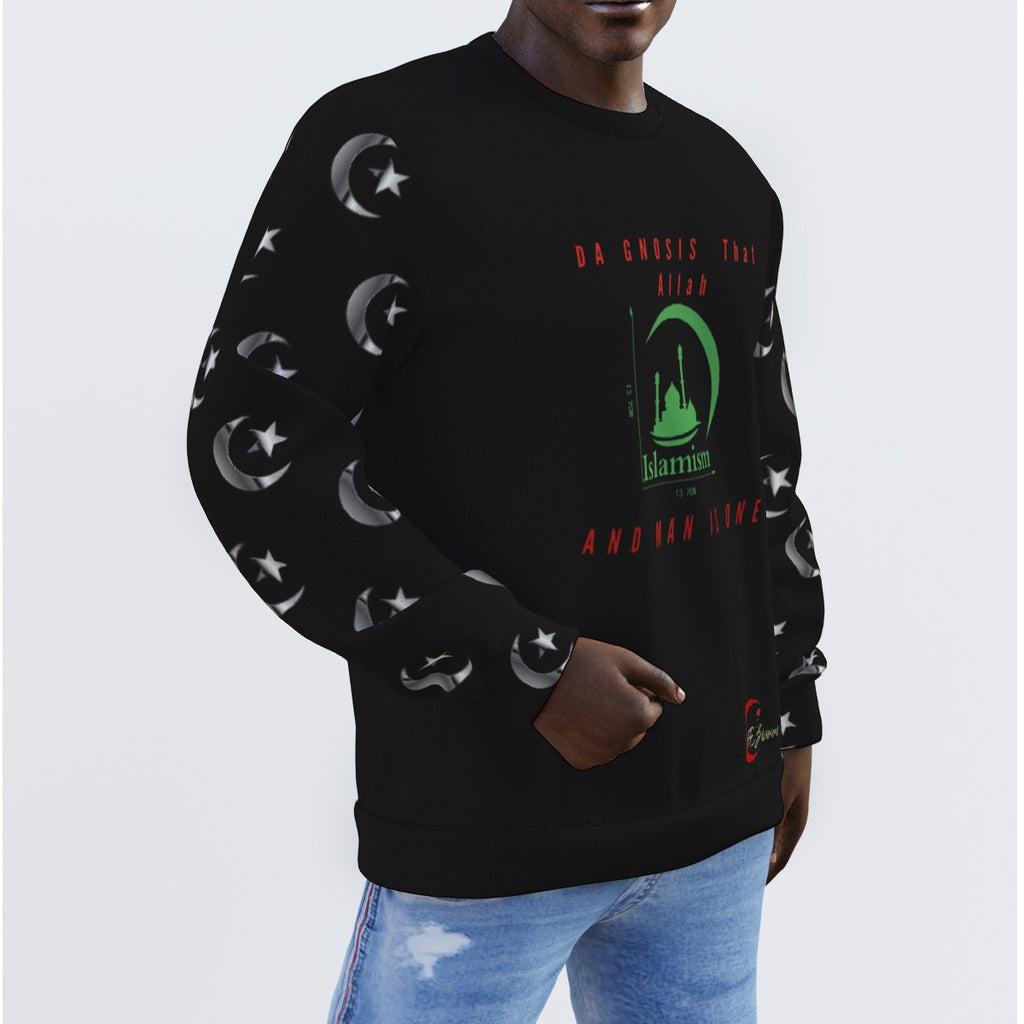 All-Over Print Men's Sweater