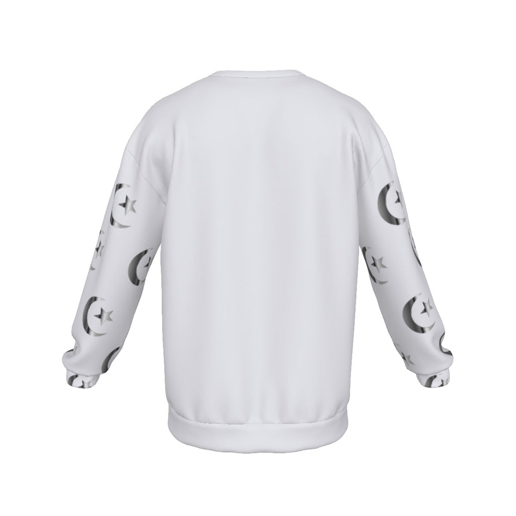 All-Over Print Men's Drop Shoulder Round Neck Long-Sleeved Sweatshirt