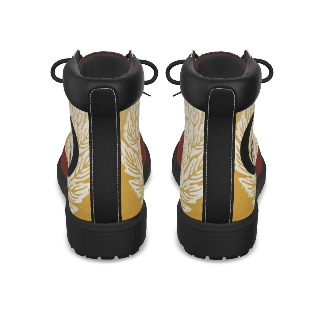All-Over Print Men's Short Boots