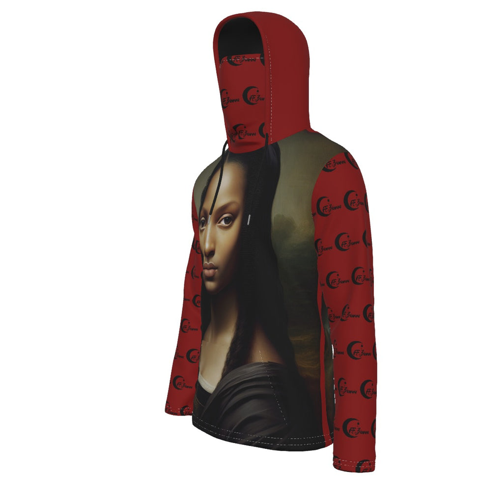 All-Over Print Men's Pullover Hoodie With Mask