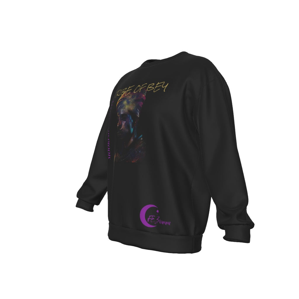 All-Over Print Men's Drop Shoulder Round Neck Long-Sleeved Sweatshirt