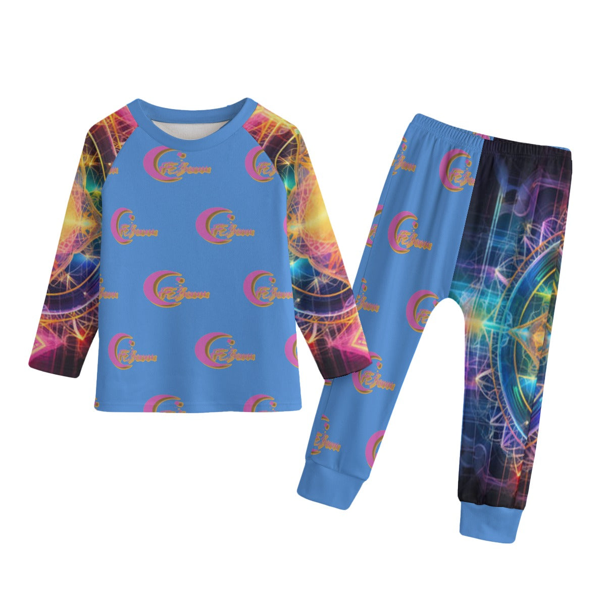 All-Over Print Kid's Knitted Fleece Set