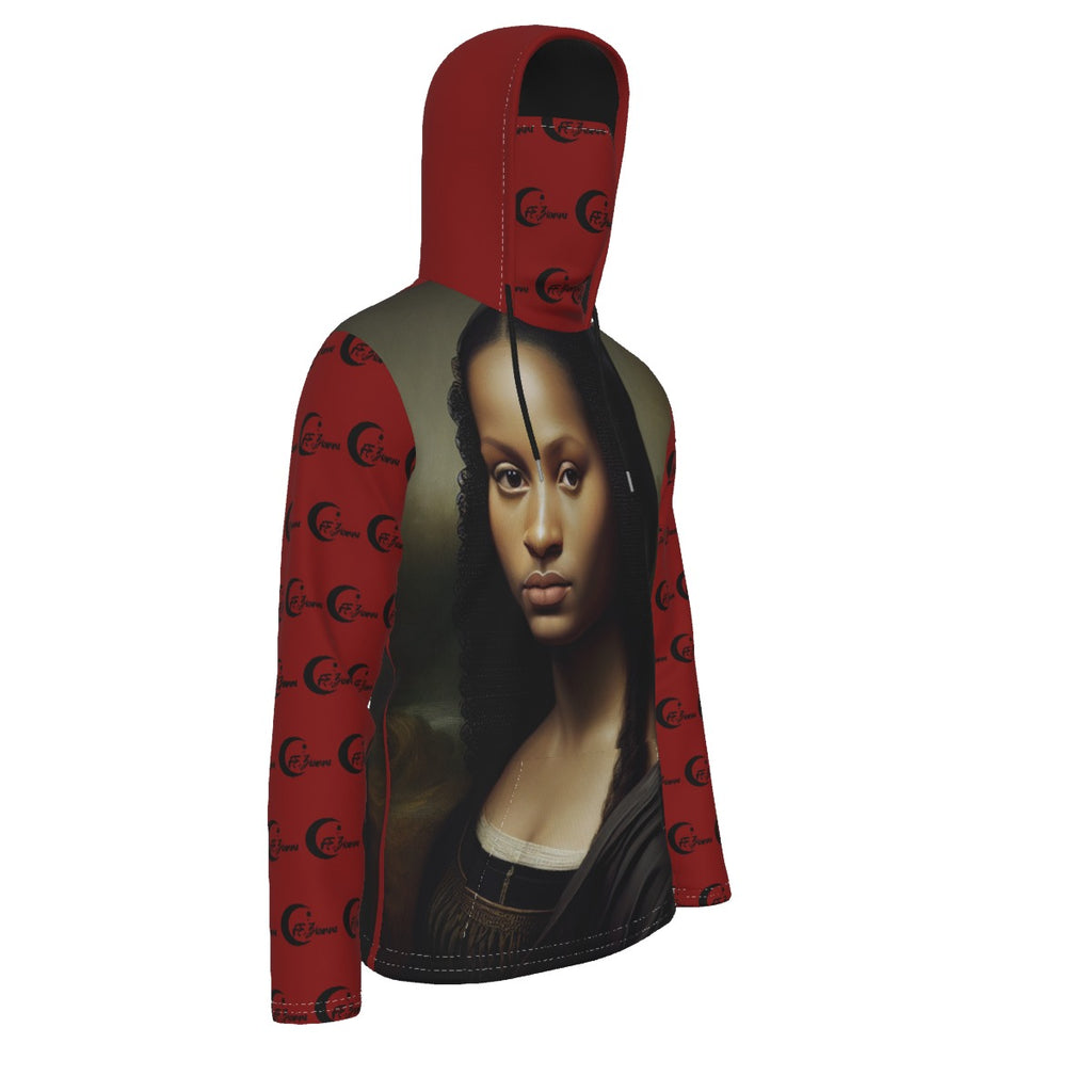 All-Over Print Men's Pullover Hoodie With Mask