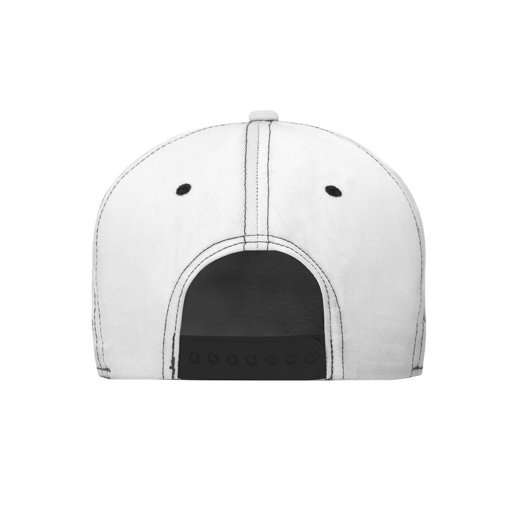FEZIANNI All-Over Print Flat-Brim Baseball Cap With Box