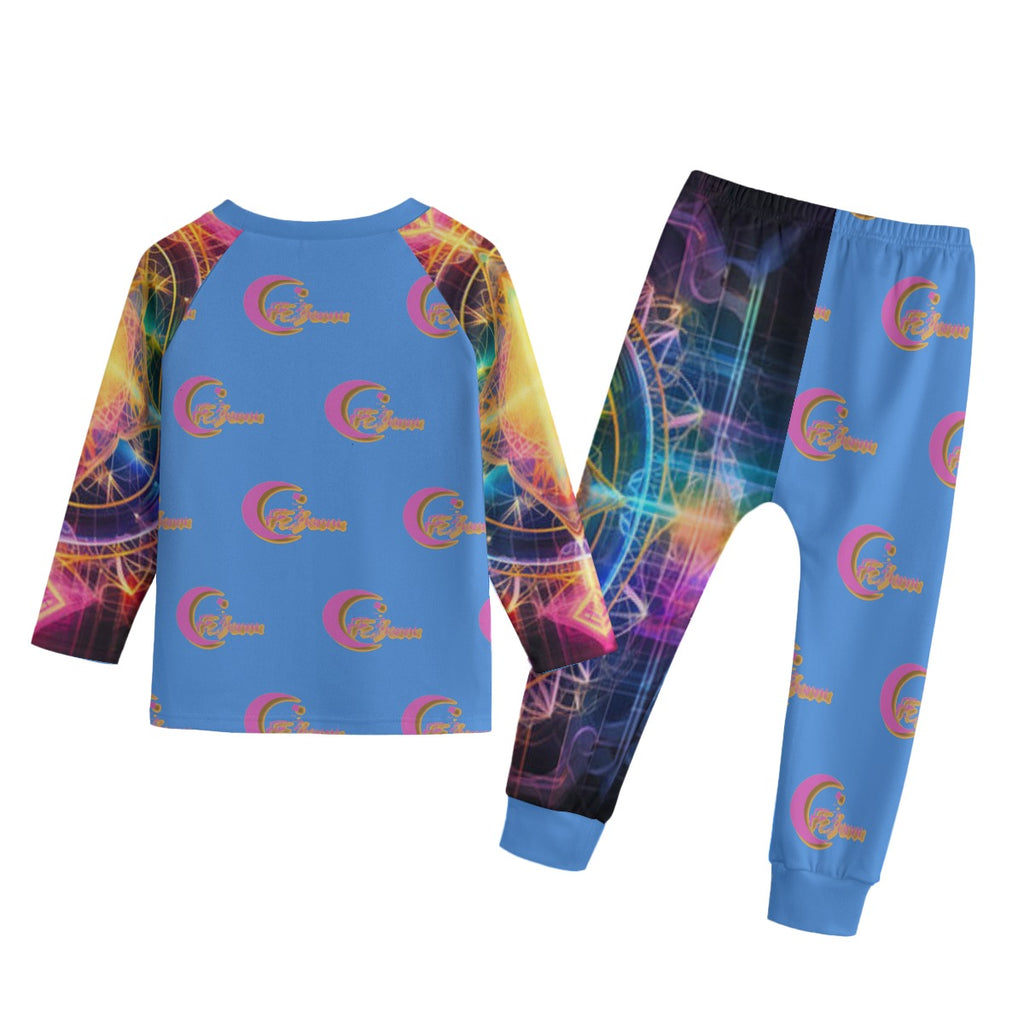 All-Over Print Kid's Knitted Fleece Set
