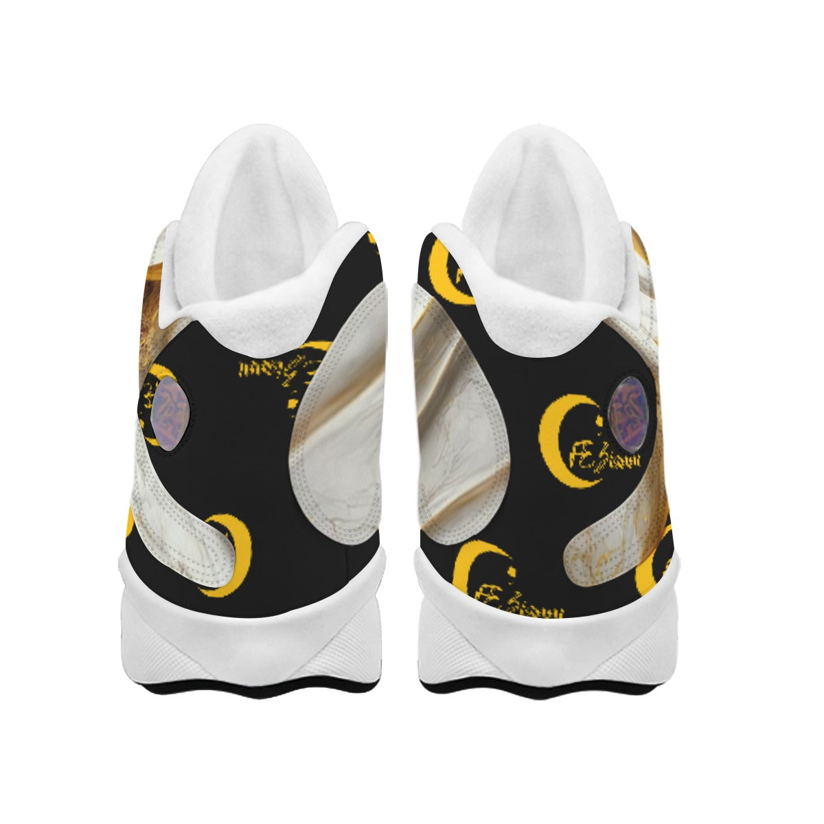 Men's Curved Basketball Shoes With Thick Soles