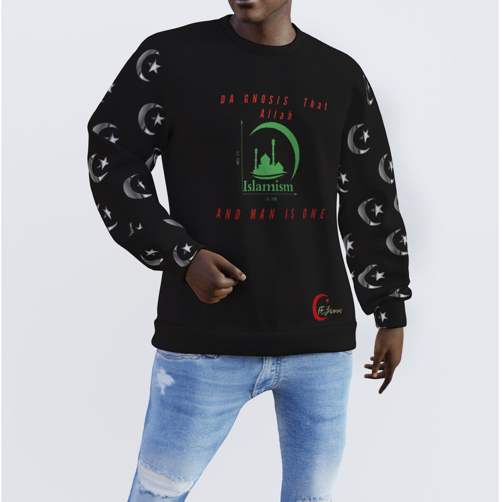 All-Over Print Men's Sweater