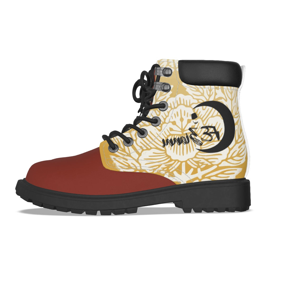 All-Over Print Men's Short Boots