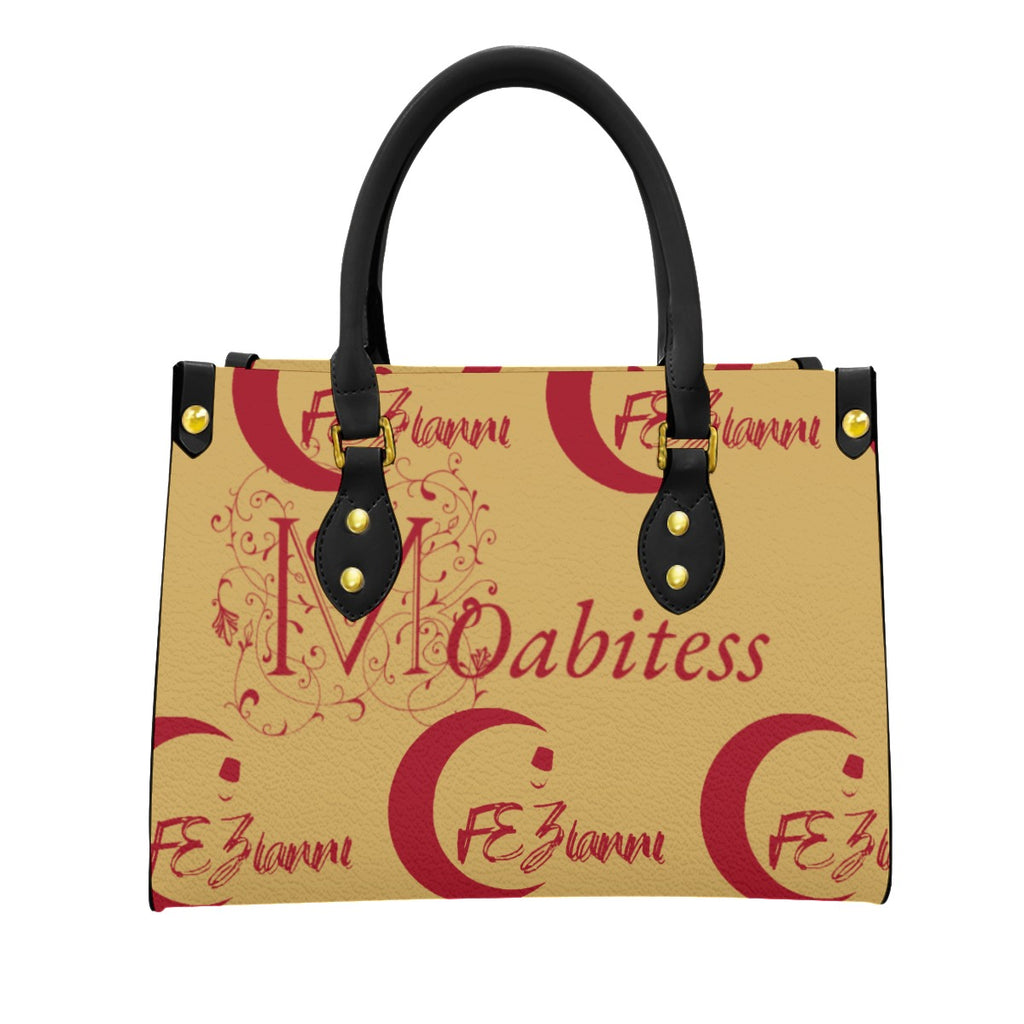 Women's Tote Bag With Black Handle