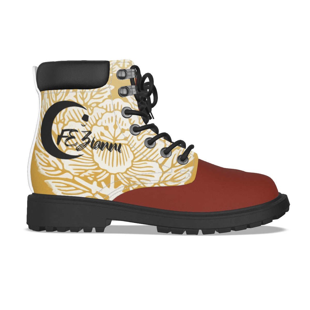 All-Over Print Men's Short Boots