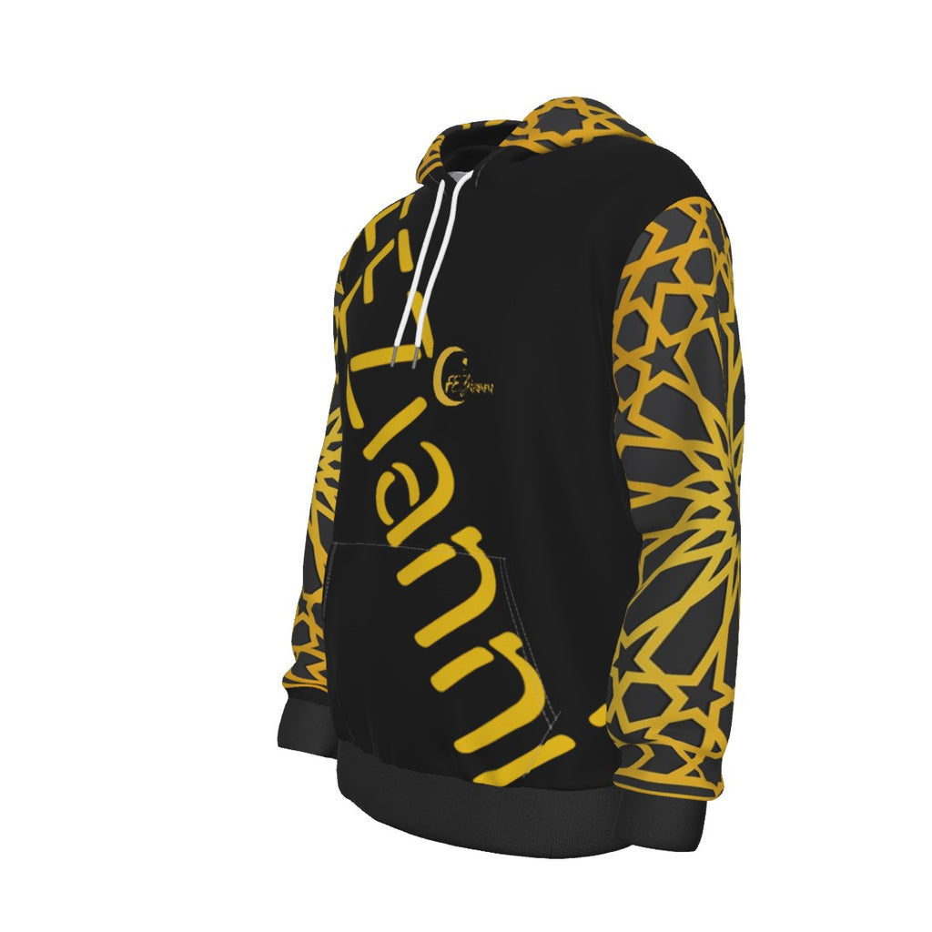All-Over Print Men's Thicken Pullover Hoodie