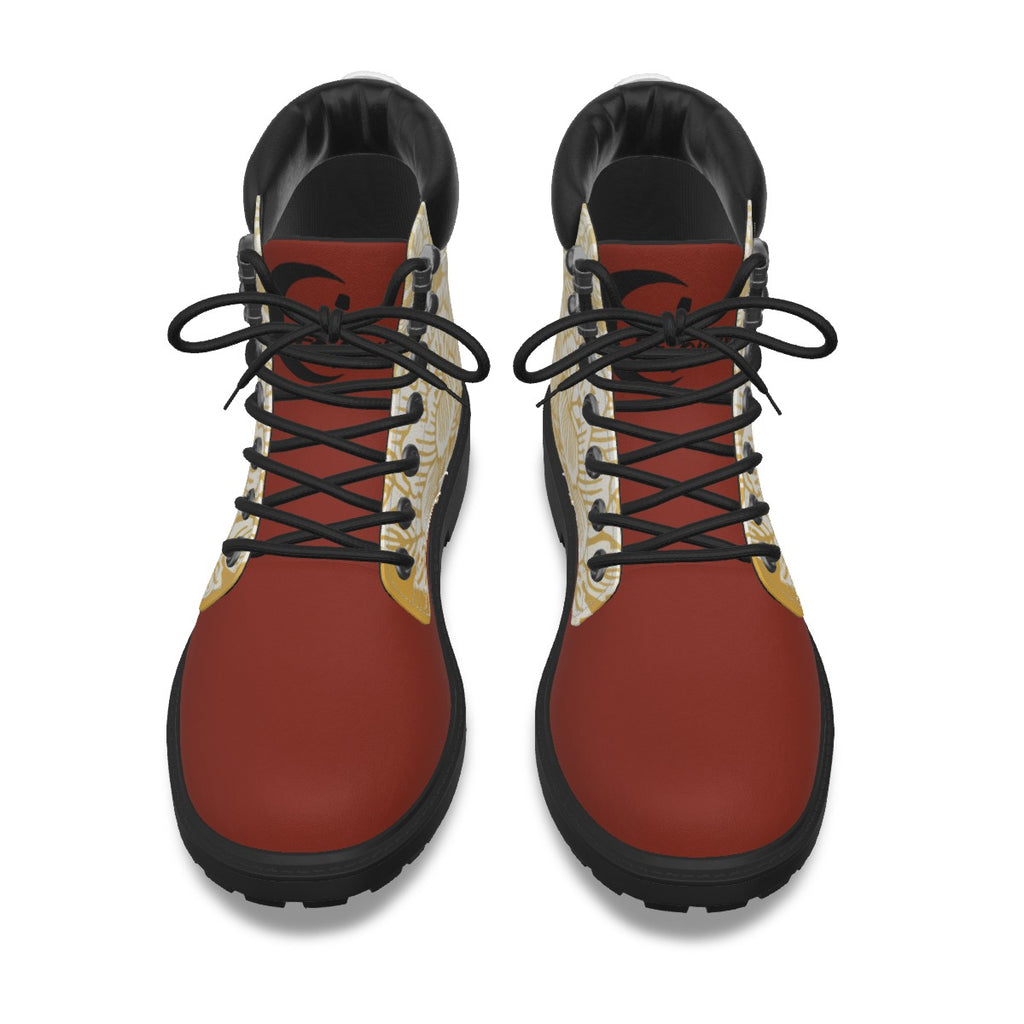 All-Over Print Men's Short Boots