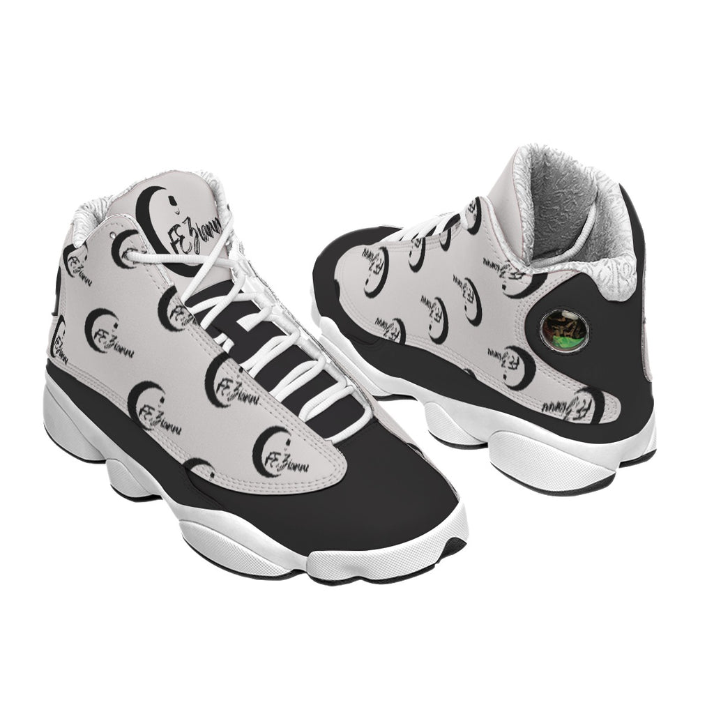 Men's Curved Basketball Shoes With Thick Soles
