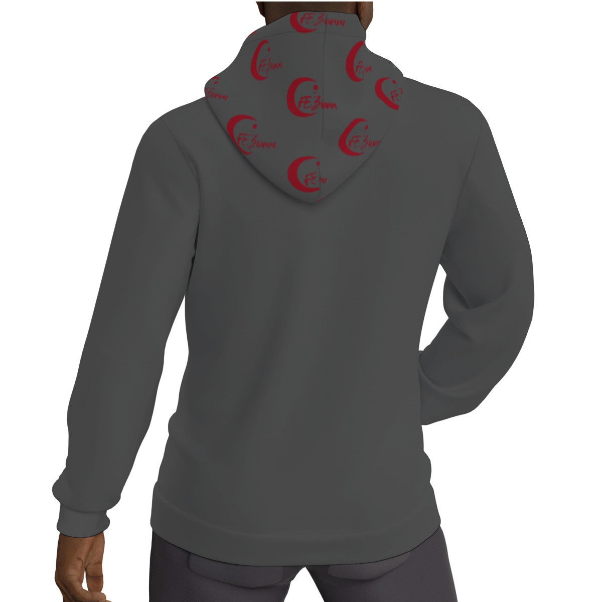 All-Over Print Men's Thicken Pullover Hoodie