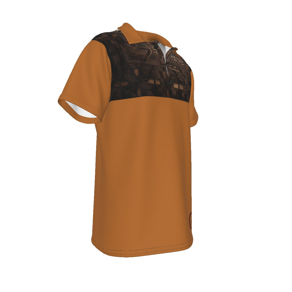 FEZIANNI All-Over Print Men's Polo Shirt