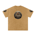 FEZIANNI Snow Washed Oversized Cotton T-Shirt