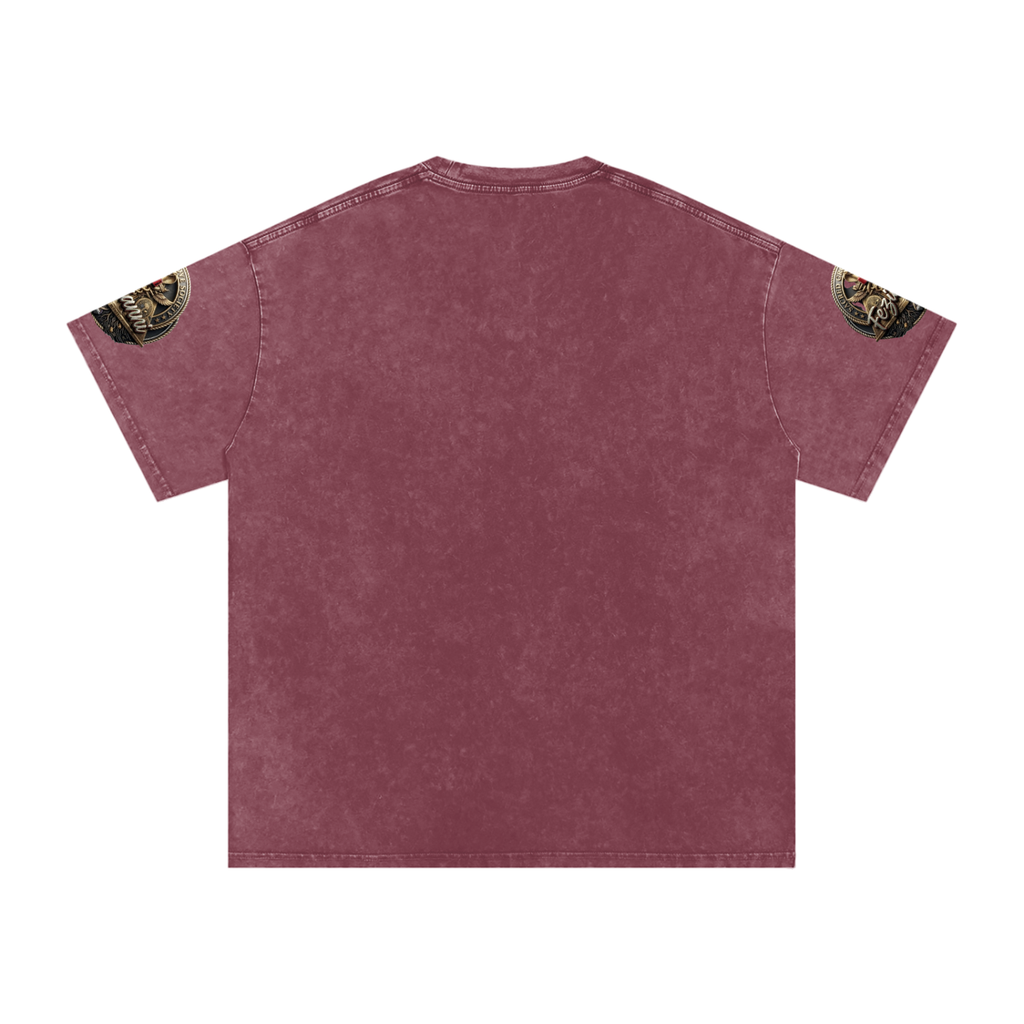 FEZIANNI Snow Washed Oversized Cotton T-Shirt