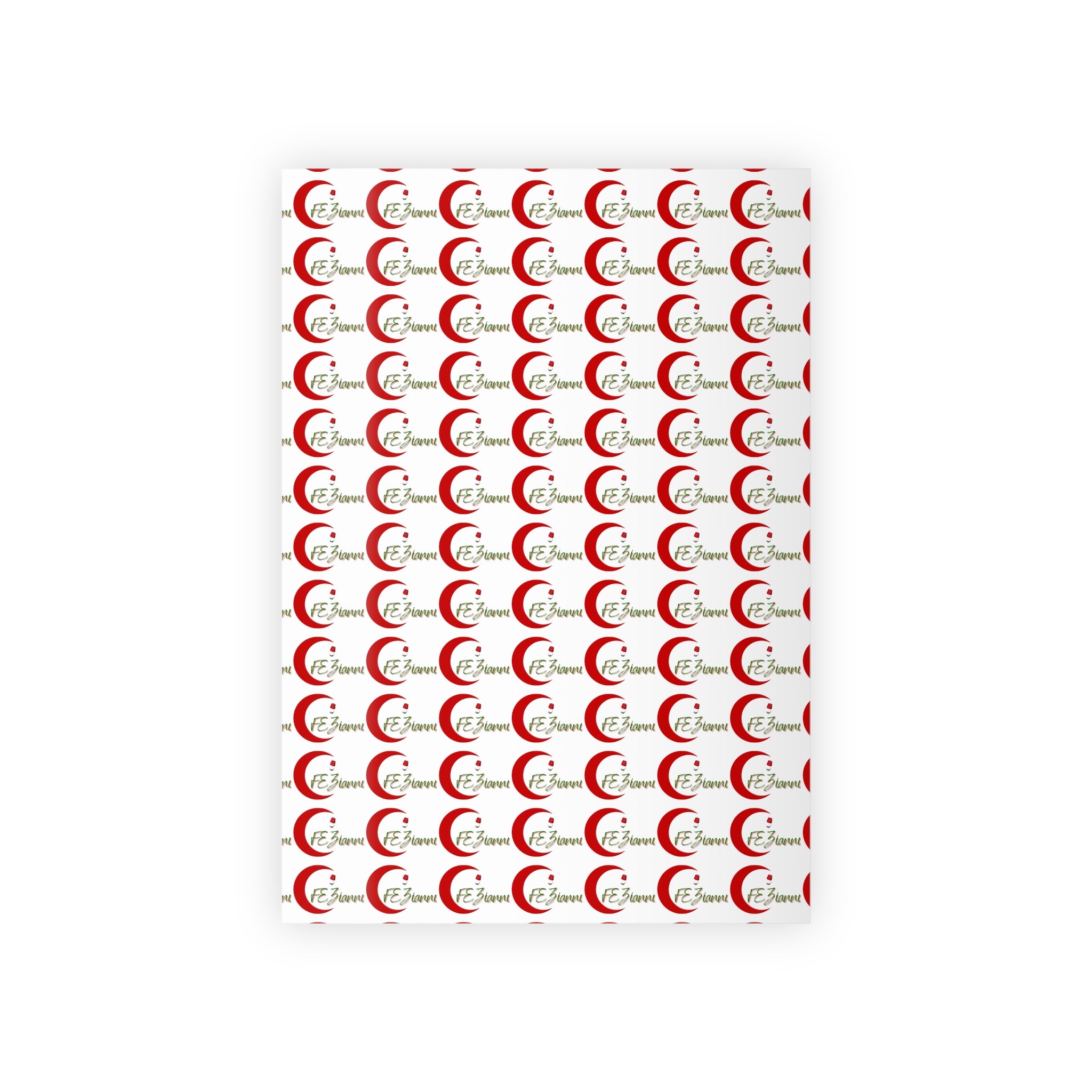 Christmas Santa Monogram Gift Wrap Roll — Personalized “E” Initial Holiday Wrapping Paper