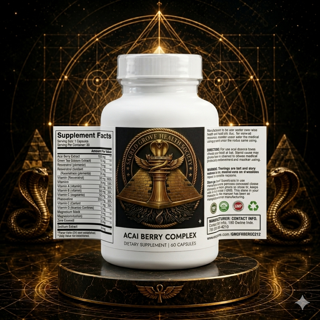 Acai Berry Complex Supplement (60 Capsules)