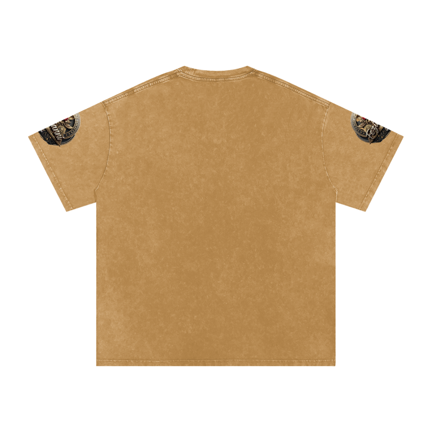 FEZIANNI Snow Washed Oversized Cotton T-Shirt