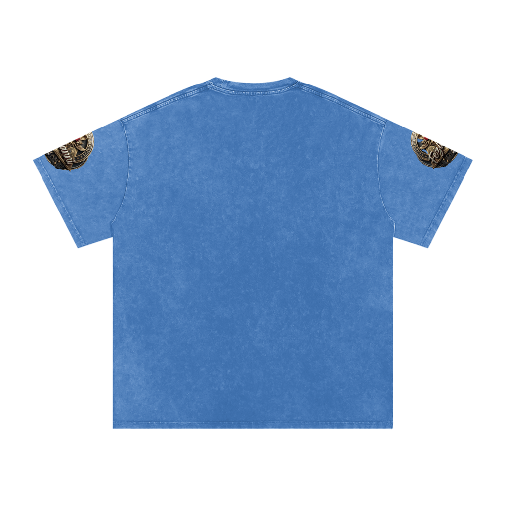 FEZIANNI Snow Washed Oversized Cotton T-Shirt